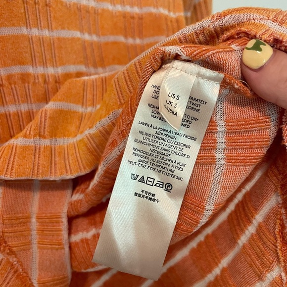 Free People Stripped Alpine Knit Crochet Long Sleeve Top - Picture 10 of 11